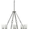 HK/DAKOTA8 Dakota 8 Light Chandelier In Polished Antique Nickel