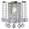 Modern Chandelier Style 1 Light Wall Light In Polished Chrome