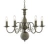 Searchlight 2265-5GY Greythorne 5 Light Chandelier