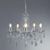 Searchlight 399-5 Marie Therese 5 Light Chandelier Ceiling Light In Polished Chrome