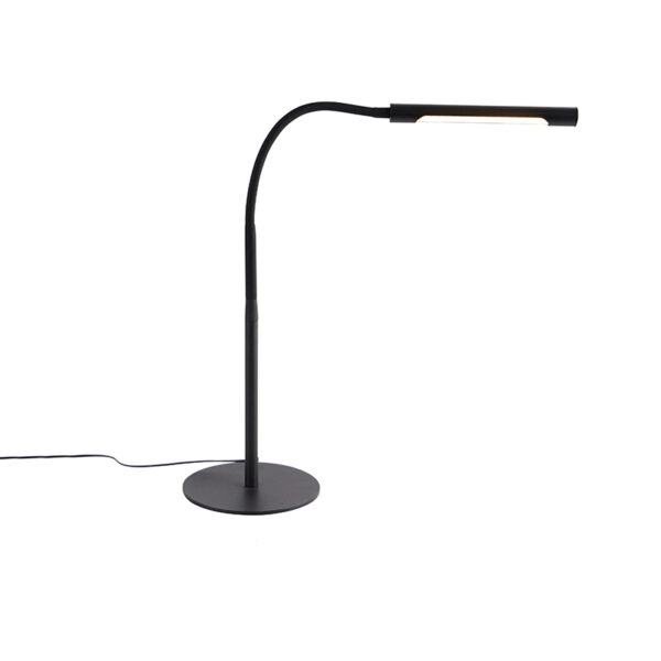 Design table lamp black incl. LED with touch dimmer - Palka