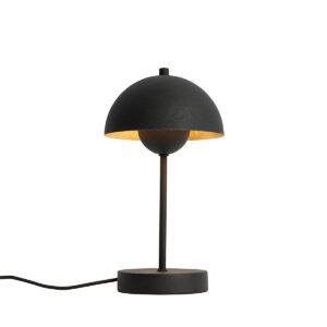 Retro table lamp black with gold – Magnax Mini