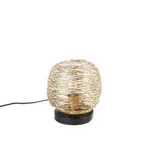 Design table lamp gold 20 cm – Sarella