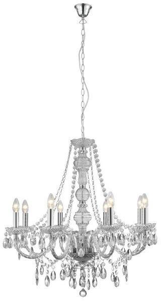 Searchlight 8888-8CL Marie Therese 8 Light Clear Acrylic Chandelier