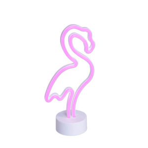 Neon Table Lamp White Incl. LED – Flamenco