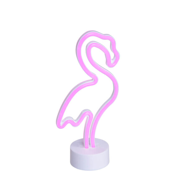 Neon Table Lamp White Incl. LED - Flamenco