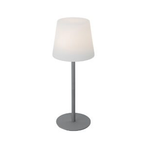 Table Lamp Grey Rechargeable Incl. LED and Dimmer IP54 – Jude